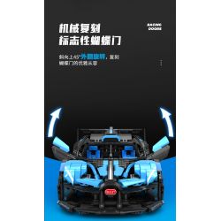 SEMBO WEKKI VIGGI 715000 non  TÍCH LŨY CRAZY BIAO BUGATTI X TORNADO tỷ lệ 1:14 bộ đồ chơi xếp lắp ráp ghép mô hình  BUGATTI BOLIDE Kỹ Thuật Công Nghệ Cao Mô Hình Phương Tiện 1499 khối