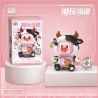 LOZ 8134 non  SỮA LO MÂM XÔI bộ đồ chơi xếp lắp ráp ghép mô hình STRAWBERRY PIGGY 1060 khối