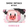 LOZ 8134 non  SỮA LO MÂM XÔI bộ đồ chơi xếp lắp ráp ghép mô hình STRAWBERRY PIGGY 1060 khối