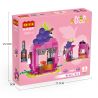 COGO 13807-4 non  RƯỢU VANG KHÁCH SẠN bộ đồ chơi xếp lắp ráp ghép mô hình Mini Modular FRUIT TREE Đường Phố Thu Nhỏ 261 khối