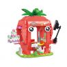COGO 13807-3 non  CỬA HÀNG BÁNH DÂU TÂY bộ đồ chơi xếp lắp ráp ghép mô hình Mini Modular FRUIT TREE Đường Phố Thu Nhỏ 269 khối