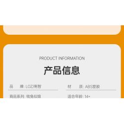 LOZ 8138 non  THỎ TIỀN bộ đồ chơi xếp lắp ráp ghép mô hình 1200 khối