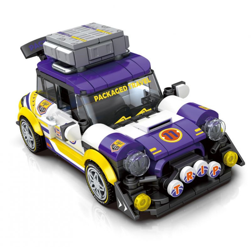 SEMBO WEKKI VIGGI 714015 non Lego THẾ GIỚI XE SANG DU LỊCH ĐƠN GIẢN bộ đồ chơi xếp lắp ráp ghép mô hình Speed Champions Racing Cars Đua Xe Công Thức 312 khối