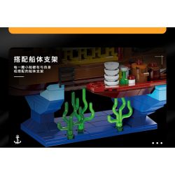 XINGBAO XB-18013 18013 XB18013 non  THUYỀN HOA CỔ ĐẠI TRUNG QUỐC bộ đồ chơi xếp lắp ráp ghép mô hình ANCIENT CHINESE BOAT 560 khối