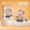 LOZ 8135 non  MÌ THỊT HEO ĐÓNG HỘP bộ đồ chơi xếp lắp ráp ghép mô hình 1070 khối
