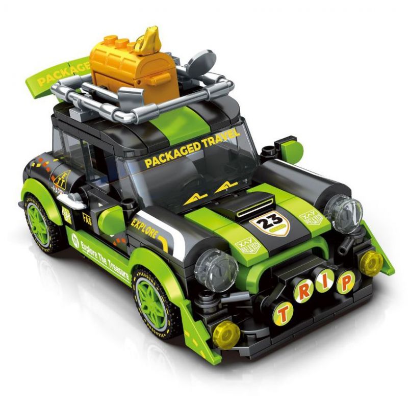SEMBO WEKKI VIGGI 714014 non Lego THẾ GIỚI XE HƠI SANG TRỌNG TRUY TÌM KHO BÁU bộ đồ chơi xếp lắp ráp ghép mô hình Speed Champions Racing Cars Đua Xe Công Thức 315 khối