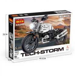 COGO 15803C non  XE MÁY CỔ ĐIỂN bộ đồ chơi xếp lắp ráp ghép mô hình  TECH-STORM Kỹ Thuật Công Nghệ Cao Mô Hình Phương Tiện 631 khối