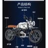 COGO 15803C non  XE MÁY CỔ ĐIỂN bộ đồ chơi xếp lắp ráp ghép mô hình  TECH-STORM Kỹ Thuật Công Nghệ Cao Mô Hình Phương Tiện 631 khối