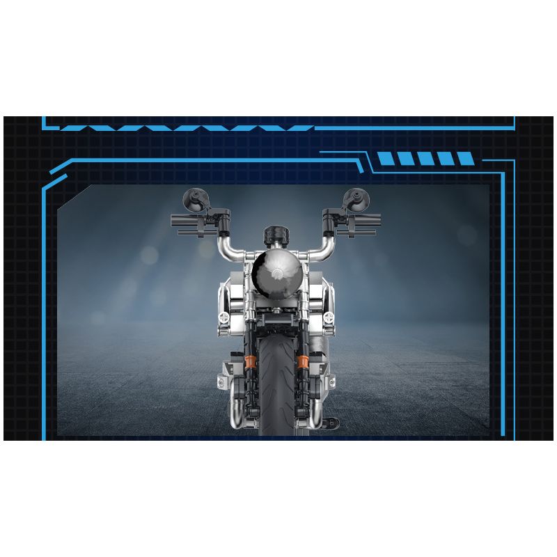 COGO 15803C non  XE MÁY CỔ ĐIỂN bộ đồ chơi xếp lắp ráp ghép mô hình  TECH-STORM Kỹ Thuật Công Nghệ Cao Mô Hình Phương Tiện 631 khối