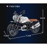 COGO 15803C non  XE MÁY CỔ ĐIỂN bộ đồ chơi xếp lắp ráp ghép mô hình  TECH-STORM Kỹ Thuật Công Nghệ Cao Mô Hình Phương Tiện 631 khối