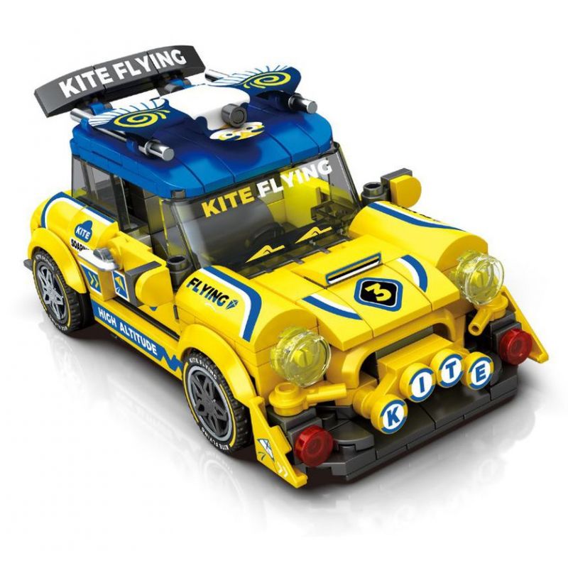 SEMBO WEKKI VIGGI 714013 non Lego THẾ GIỚI XE SANG THẢ DIỀU bộ đồ chơi xếp lắp ráp ghép mô hình Speed Champions Racing Cars Đua Xe Công Thức 305 khối