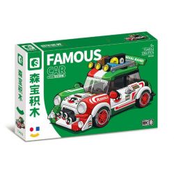 SEMBO WEKKI VIGGI 714012 non  THẾ GIỚI XE SANG BAN NHẠC CARNIVAL BK.8 bộ đồ chơi xếp lắp ráp ghép mô hình Speed Champions Racing Cars Đua Xe Công Thức 330 khối