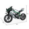 COGO 15803B non  ĐẦU MÁY HẠNG NẶNG KAWASAKI bộ đồ chơi xếp lắp ráp ghép mô hình  TECH-STORM Kỹ Thuật Công Nghệ Cao Mô Hình Phương Tiện 630 khối