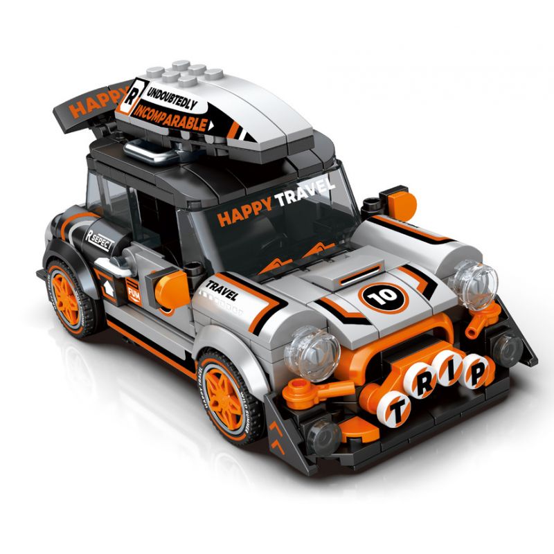 SEMBO WEKKI VIGGI 714010 non Lego THẾ GIỚI XE SANG THỜI GIAN DU LỊCH bộ đồ chơi xếp lắp ráp ghép mô hình Speed Champions Racing Cars Đua Xe Công Thức 305 khối