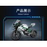 COGO 15803B non  ĐẦU MÁY HẠNG NẶNG KAWASAKI bộ đồ chơi xếp lắp ráp ghép mô hình  TECH-STORM Kỹ Thuật Công Nghệ Cao Mô Hình Phương Tiện 630 khối
