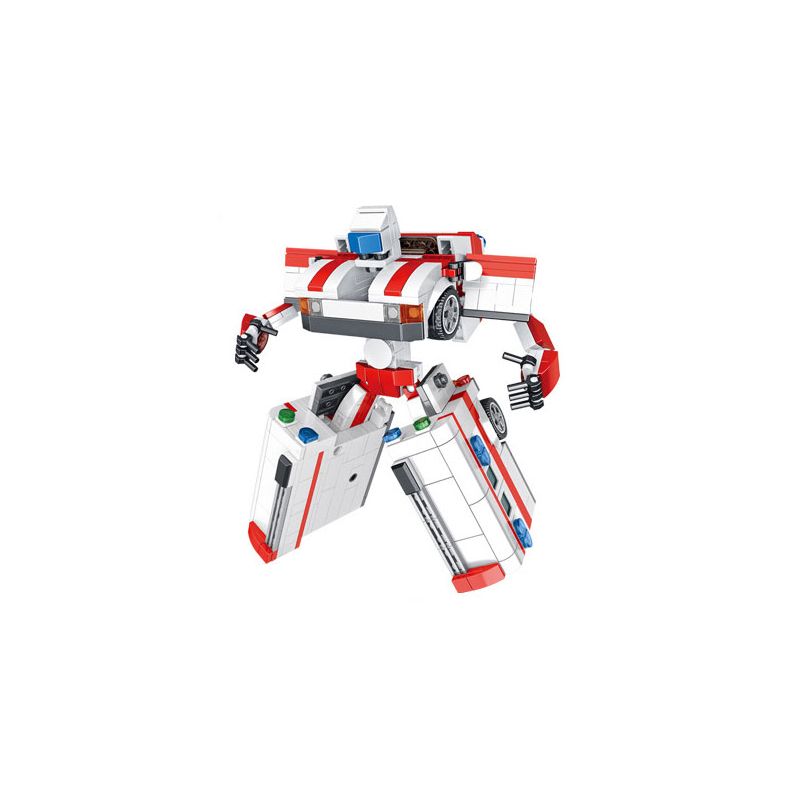 PanlosBrick 659013 Panlos Brick 659013 non Lego XE CỨU THƯƠNG bộ đồ chơi xếp lắp ráp ghép mô hình AMBULANCE 562 khối