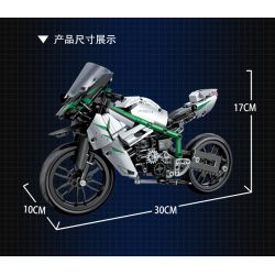 COGO 15803B non  ĐẦU MÁY HẠNG NẶNG KAWASAKI bộ đồ chơi xếp lắp ráp ghép mô hình  TECH-STORM Kỹ Thuật Công Nghệ Cao Mô Hình Phương Tiện 630 khối