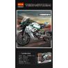 COGO 15803B non  ĐẦU MÁY HẠNG NẶNG KAWASAKI bộ đồ chơi xếp lắp ráp ghép mô hình  TECH-STORM Kỹ Thuật Công Nghệ Cao Mô Hình Phương Tiện 630 khối
