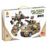 PanlosBrick 659012 Panlos Brick 659012 non  THỢ MÁY XE BỌC THÉP bộ đồ chơi xếp lắp ráp ghép mô hình MILITARY 611 khối