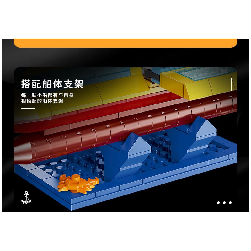 XINGBAO XB-18012 18012 XB18012 non  CATAMARAN ĐIỆN bộ đồ chơi xếp lắp ráp ghép mô hình POWER CATAMARAN 327 khối