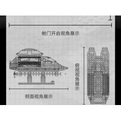 XINGBAO XB-18012 18012 XB18012 non  CATAMARAN ĐIỆN bộ đồ chơi xếp lắp ráp ghép mô hình POWER CATAMARAN 327 khối