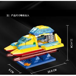 XINGBAO XB-18012 18012 XB18012 non  CATAMARAN ĐIỆN bộ đồ chơi xếp lắp ráp ghép mô hình POWER CATAMARAN 327 khối