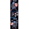 QIAO LE TONG 1503 non  THẦN CHIẾN TRANH HOA KỲ bộ đồ chơi xếp lắp ráp ghép mô hình CAPTAIN 576 khối