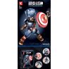 QIAO LE TONG 1503 non  THẦN CHIẾN TRANH HOA KỲ bộ đồ chơi xếp lắp ráp ghép mô hình CAPTAIN 576 khối