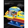 XINGBAO XB-18012 18012 XB18012 non  CATAMARAN ĐIỆN bộ đồ chơi xếp lắp ráp ghép mô hình POWER CATAMARAN 327 khối