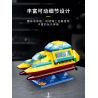 XINGBAO XB-18012 18012 XB18012 non  CATAMARAN ĐIỆN bộ đồ chơi xếp lắp ráp ghép mô hình POWER CATAMARAN 327 khối