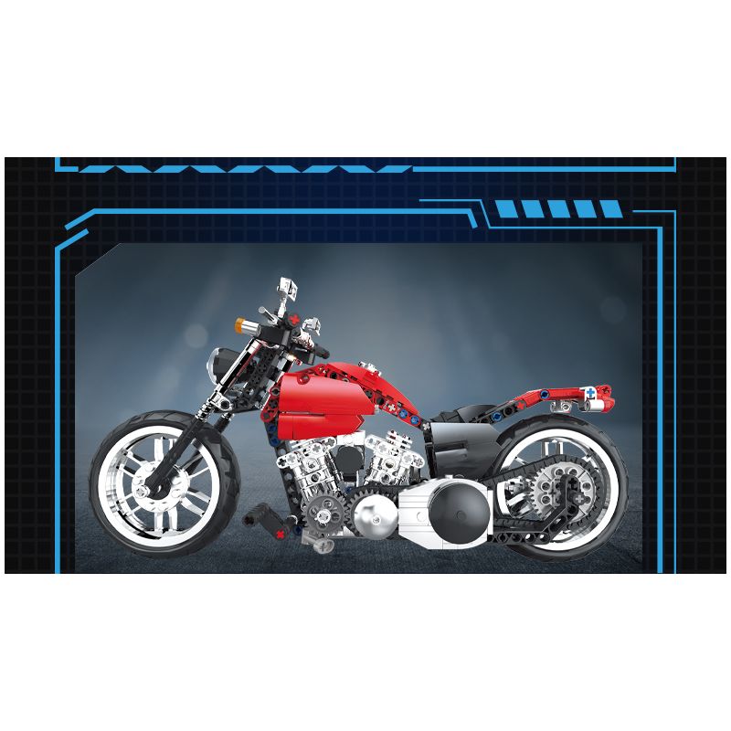 COGO 15803 non  ĐẦU MÁY HẠNG NẶNG bộ đồ chơi xếp lắp ráp ghép mô hình  TECH-STORM Kỹ Thuật Công Nghệ Cao Mô Hình Phương Tiện 603 khối