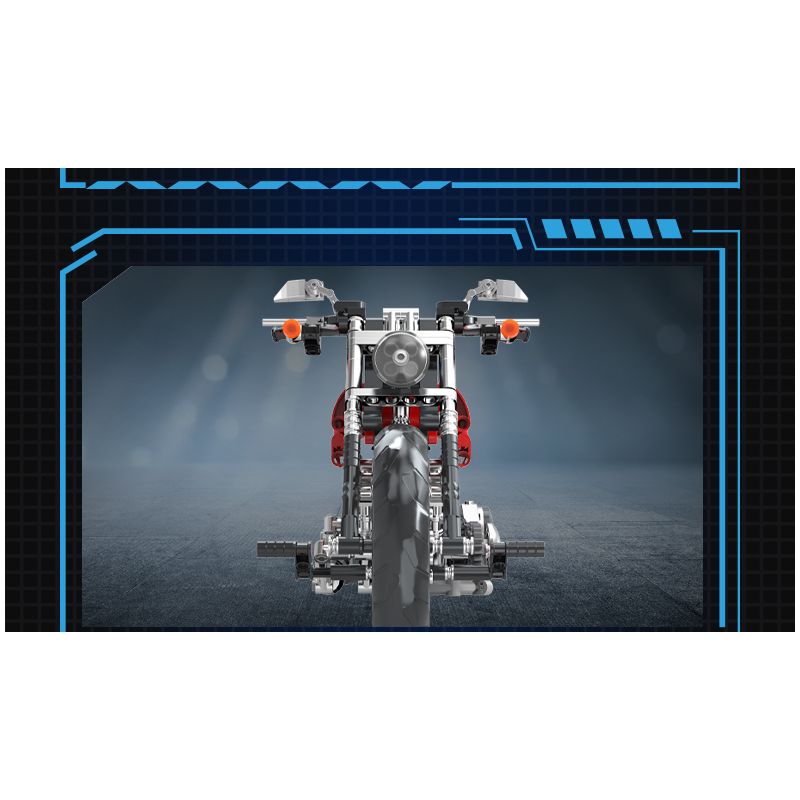 COGO 15803 non  ĐẦU MÁY HẠNG NẶNG bộ đồ chơi xếp lắp ráp ghép mô hình  TECH-STORM Kỹ Thuật Công Nghệ Cao Mô Hình Phương Tiện 603 khối