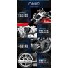 COGO 15803 non  ĐẦU MÁY HẠNG NẶNG bộ đồ chơi xếp lắp ráp ghép mô hình  TECH-STORM Kỹ Thuật Công Nghệ Cao Mô Hình Phương Tiện 603 khối