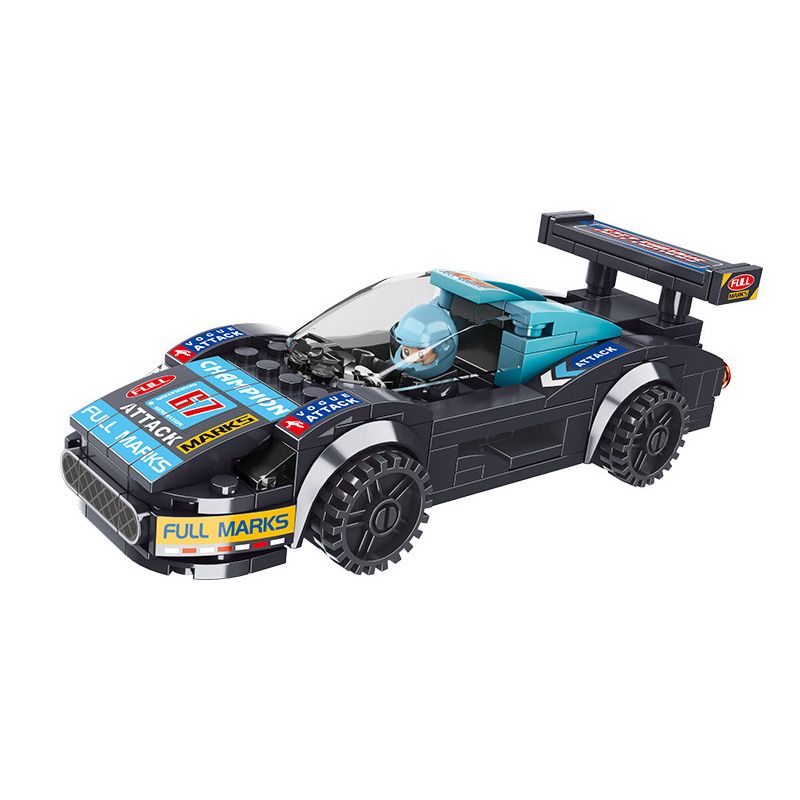 B BRAND K071-3 071-3 non Lego MARTHA SPORTS CAR. bộ đồ chơi xếp lắp ráp ghép mô hình Racers Đua Tốc Độ 192 khối