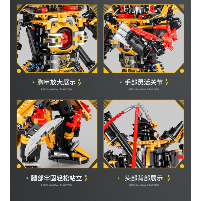 IM.MASTER QIHUI 6820 non  CHIẾN BINH VÔ SONG LỮ BỐ bộ đồ chơi xếp lắp ráp ghép mô hình  MECHANICAL MASTER Kỹ Thuật Công Nghệ Cao Mô Hình Phương Tiện 2088 khối