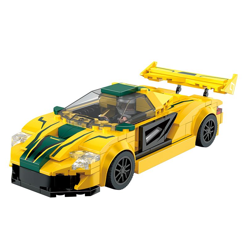 COGO 13442-2 non Lego MACALLAN GTR bộ đồ chơi xếp lắp ráp ghép mô hình Speed Champions Racing Cars Đua Xe Công Thức 250 khối