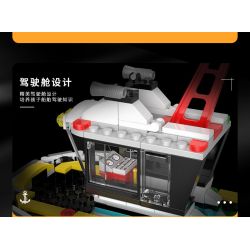 XINGBAO XB-18011 18011 XB18011 non  TÀU KÉO CẢNG bộ đồ chơi xếp lắp ráp ghép mô hình PORT TUG 438 khối