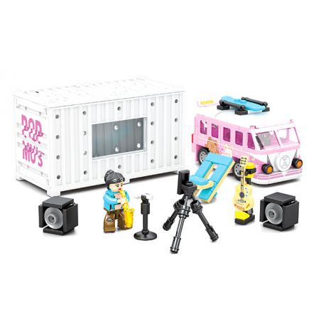 SEMBO WEKKI VIGGI 714511 non  THẾ GIỚI XE SANG HIỆU SUẤT ĐƯỜNG PHỐ bộ đồ chơi xếp lắp ráp ghép mô hình Speed Champions Racing Cars STREET PERFORMANCES Đua Xe Công Thức 261 khối