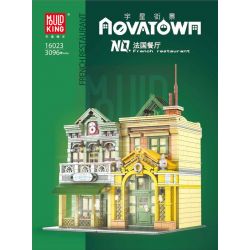 MouldKing 16023 Mould King 16023 non  NHÀ HÀNG PHÁP bộ đồ chơi xếp lắp ráp ghép mô hình Modular Buildings FRENCH RESTAURANT Mô Hình Nhà Cửa 3096 khối