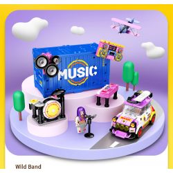 SEMBO WEKKI VIGGI 714511 non  THẾ GIỚI XE SANG HIỆU SUẤT ĐƯỜNG PHỐ bộ đồ chơi xếp lắp ráp ghép mô hình Speed Champions Racing Cars STREET PERFORMANCES Đua Xe Công Thức 261 khối