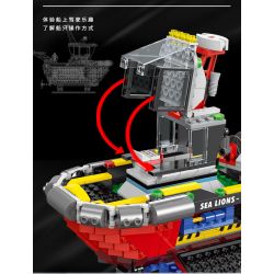 XINGBAO XB-18011 18011 XB18011 non  TÀU KÉO CẢNG bộ đồ chơi xếp lắp ráp ghép mô hình PORT TUG 438 khối