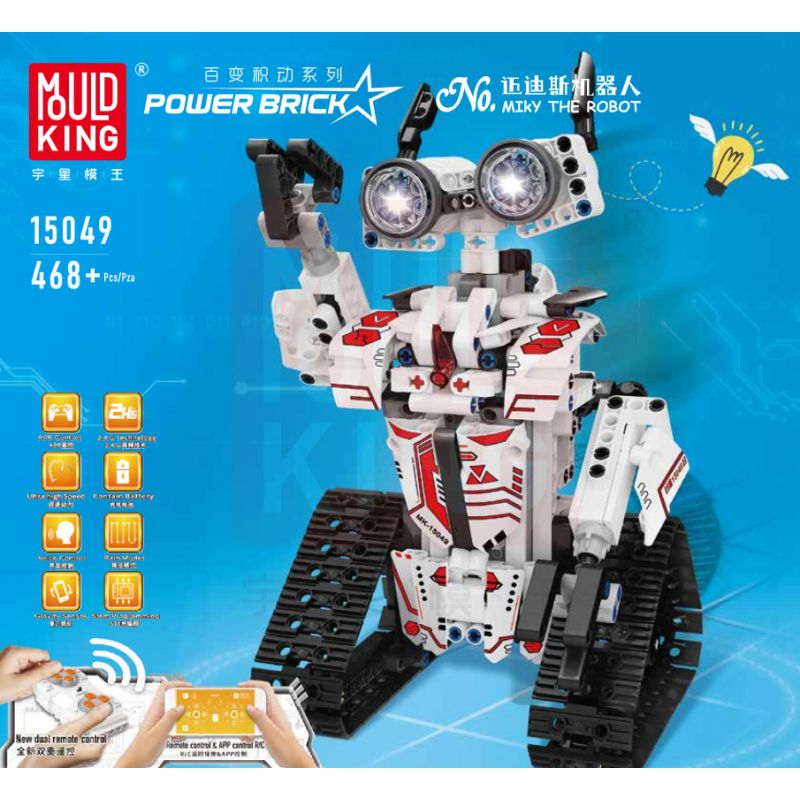 GOGO 67116 non Lego ROBOT MEDIS. bộ đồ chơi xếp lắp ráp ghép mô hình MIKY THE ROBOT 523 khối