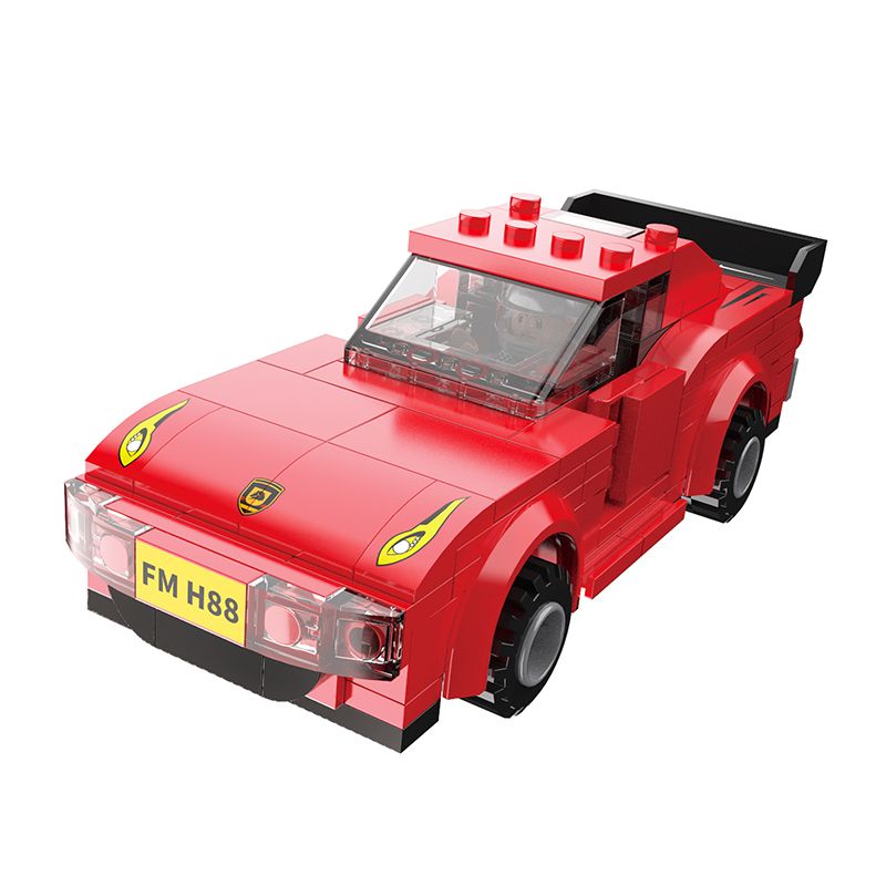 COGO 13438-2 non Lego FARAH 40 bộ đồ chơi xếp lắp ráp ghép mô hình Speed Champions Racing Cars Đua Xe Công Thức 175 khối