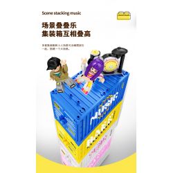 SEMBO WEKKI VIGGI 714511 non  THẾ GIỚI XE SANG HIỆU SUẤT ĐƯỜNG PHỐ bộ đồ chơi xếp lắp ráp ghép mô hình Speed Champions Racing Cars STREET PERFORMANCES Đua Xe Công Thức 261 khối