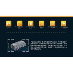 MouldKing 15052 Mould King 15052 non  BÃO SA MẠC bộ đồ chơi xếp lắp ráp ghép mô hình POWER BRICK DESERT STORM 555 khối