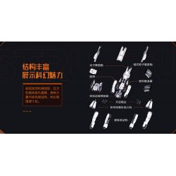 XIAOMI MITU MI ONEBOT XJXL06IQI 06IQI non  TÀU VŨ TRỤ CETUS bộ đồ chơi xếp lắp ráp ghép mô hình  Kỹ Thuật Công Nghệ Cao Mô Hình Phương Tiện 2760 khối