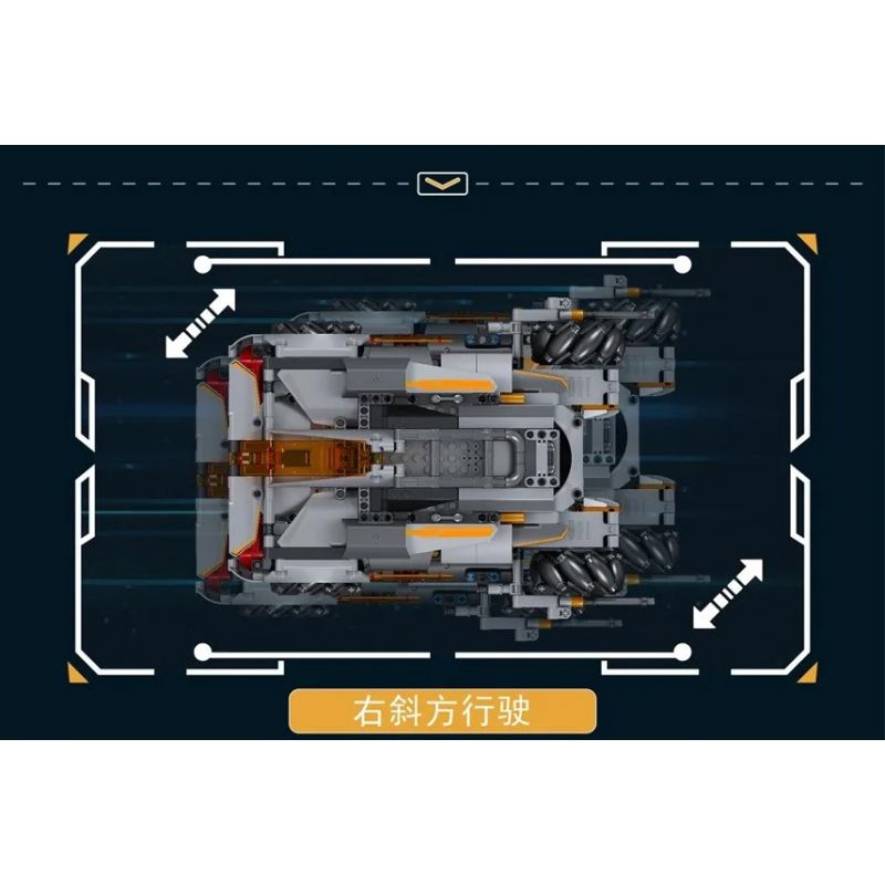 MouldKing 15052 Mould King 15052 non  BÃO SA MẠC bộ đồ chơi xếp lắp ráp ghép mô hình POWER BRICK DESERT STORM 555 khối