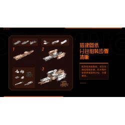 XIAOMI MITU MI ONEBOT XJXL06IQI 06IQI non  TÀU VŨ TRỤ CETUS bộ đồ chơi xếp lắp ráp ghép mô hình  Kỹ Thuật Công Nghệ Cao Mô Hình Phương Tiện 2760 khối