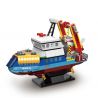 XINGBAO XB-18010 18010 XB18010 non  TÀU NGHIÊN CỨU VÙNG CỰC bộ đồ chơi xếp lắp ráp ghép mô hình POLAR RESEARCH VESSEL 500 khối