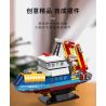 XINGBAO XB-18010 18010 XB18010 non  TÀU NGHIÊN CỨU VÙNG CỰC bộ đồ chơi xếp lắp ráp ghép mô hình POLAR RESEARCH VESSEL 500 khối